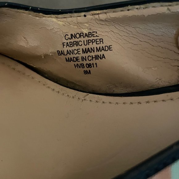 Joan & David Striped Canvas Jute Wedges - Picture 3 of 6